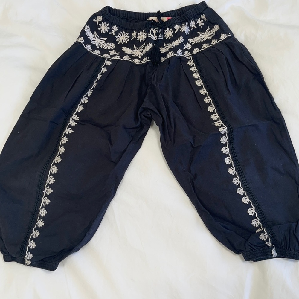 Pink chicken harem pants